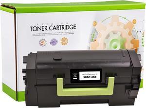 Remanufactured Toner Cartridge Replacement for 58D1U00 (55K) for Lexmark MS725 MS823 MS825 MS826 MX722 MX822 MX826 Printer
