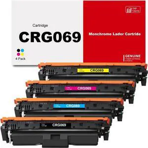 069 CRG069 CRG-069 Toner Cartridge Compatible   imageCLASS MF753Cdw MF751Cdw LBP674Cdw Printer | 4 Pack