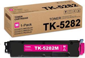 TK-5282 TK5282 High Yield Toner Cartridge (1-Pack, Magenta) - Compatible TK-5282M Magenta Toner Cartridge 1T02TWBUS0 (Up to 11,500 Pages) Replacement for Kyocera Ecosys M6235cidn M6235 P6235 Printer