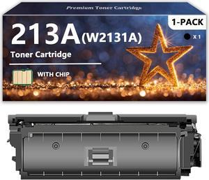 AZMANI 213A Toner Cartridges Compatible   213A W2130A W2131A W2132A W2133A 213X Toner, Quality Toner   Color LaserJet Enterprise 5700 5800 6700 Series, 1 Black