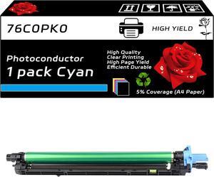 76C0PK0 76C0PV0 Photoconductor Unit Compatible with Lexmark CS921de CS923de CX921de CX922de CX923dte CX923dxe Printers, High Yield 100000 Pages, Vibrant Colors (Cyan)