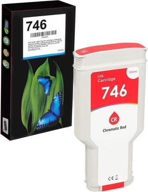 746 Red Ink Cartridge 300ML (P2V81A) Remanufactured 746XL Ink Replacement for 746 Z6 Z9+ Large Format Plotter Printer Cartridge Ink (1 Pack)