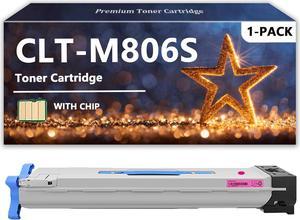 CLT-806S Toner Cartridge Compatible for Samsung CLT-K806S CLT-C806S CLT-M806S CLT-Y806S Toner for Samsung Multipress X7400 X7500 X7500 X7600 Printers, 1 Magenta