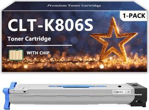 CLT-806S Toner Cartridge Compatible for Samsung CLT-K806S CLT-C806S CLT-M806S CLT-Y806S Toner for Samsung Multipress X7400 X7500 X7500 X7600 Printers, 1 Black