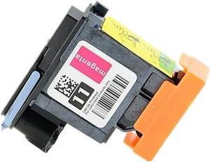 OEM for H-P 11 Printhead C4810A - Black C4811A - Cyan C4812A - Magenta C4813A - Yellow Print for H-P Designjet 70 100 110 111 120 500 510 800 Printer(Color:1pcs Magenta), Glintique-001