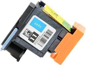 OEM for H-P 11 Printhead C4810A - Black C4811A - Cyan C4812A - Magenta C4813A - Yellow Print for H-P Designjet 70 100 110 111 120 500 510 800 Printer(Color:1pcs Cyan), Glintique-001