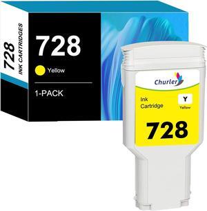 728 Ink Cartridge Replacements   728 728XL F9J68A F9J67A F9J66A F9J65A Ink Cartridges 300ml Yellow for Printers DesignJet T730 36-in T830 24-in T830 36-in