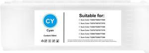 YOUEXPERT T694 Remanufactured T694200 Cyan Ink Cartridge T6942 700ML Works for SureColor T3000 T3200 T3270 T3720 T5000 T5200 T5270 T5720 T7000 T7200 T7270 Printers (Cyan, 1 Pack)