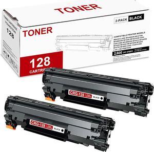 128 Black Toner Cartridge High Yield (2-Pack) Compatible 128 Toner Cartridge Replacement   128 Toner Cartridge for imageClass MF4450 MF4700 MF4800 D500 FAXPHONE L100 L190 Printer