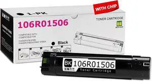 Ennovor 1 Pack Pack 6700 106R01506 Black Toner Cartridge 106R01506 with chip High Yield 8,500 Pages Compatible Xerox Phaser 6700 6700N 6700DN 6700DT 6700DX Printer
