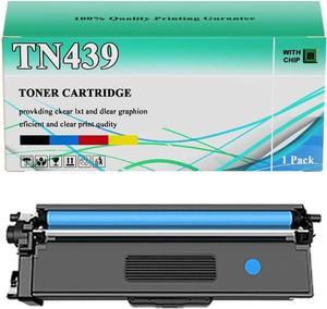 TN-439 Toner Cartridge Compatible TN439 Toner Cartridges Replacement for Brother HL-L8360CDW HL-L8360CDWT MFC-L8900CDW MFC-L8895CDW MFC-L9570CDW Printer, Cyan-1 Pack