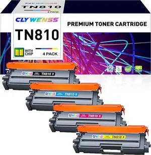 Compatible Toner Cartridge Replacement for Brother TN810 TN810XL TN-810 to Use with Brother MFC-L9610CDN MFC-L9670CDN HL-L9410CDN HL-L9470CDN Printer (B/C/M/Y, 4-Pack) Compatible Toner Cartridge Replacement for Brother TN810 TN810XL TN-810 to Use with Brother MFC-L9610CDN MFC-L9670CDN HL-L9410CDN HL-L9470CDN Printer (B/C/M/Y, 4-Pack)