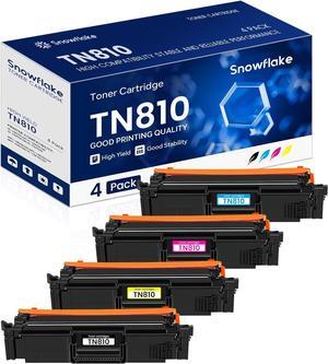 TN810 TN810XL Toner Cartridges Compatible TN-810 TN-810XL Replacement for Brother TN810 TN810XL TN-810 TN-810XL MFC-L9610CDN HL-L9430CDN Printer (4 Pack, B/C/M/Y).