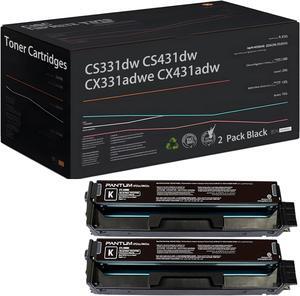 Compatible with Lexmark CS331dw CS431dw CX331adwe CX431adw Toner Cartridges, High Yield 3500 Pages Toner Supply (2 Pack Black)