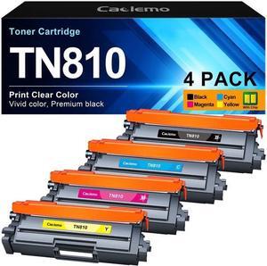 TN810 TN-810 Toner Cartridge Replacement for Brother TN 810 TN810BK TN810XL Toner Use for Brother HL-L9410CDN MFC-L9610CDN HL-L9430CDN HL-L9470CDN MFCL9610 HL-EX470W MFCEX670W Printer (4 Pack, BCMY)