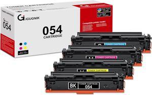 4 Pack 054 3024C001 3023C001 3022C001 3021C001 BK/C/M/Y Toner Cartridge High Yield 054 compatible 054 Replacement   MF642Cdw MF644Cdw MF640C MF641Cw MF643Cdw MF645Cx LBP621Cw LBP623Cdw Printer