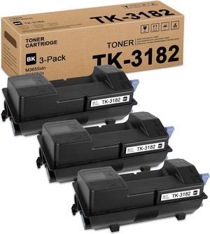 TK-3182 TK3182 Black Toner Cartridge 3-Pack - Lov TK-3182 Black Toner Cartridge (Up to 21,500 Pages) Replacement for Kyocera ECOSYS M3655idn P3055dn Printer, 1T02T70USV