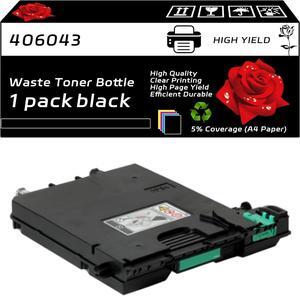 406043 Waste Toner Bottle Compatible with Ricoh SP C250DN C250SF C252DN C252SF C261SFNw C262DNw C262SFNw Printers, High Yield 110000 Pages, Vibrant Colors (Black)