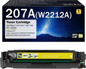 207A Toner Cartridges Compatible   207A W2210A W2211A W2212A W2213A Toner Cartridge Work   Color Laserjet Pro M255DW M255NW M282NW M283FDN M283FDW Printers Yellow