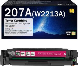 207A Toner Cartridges Compatible   207A W2210A W2211A W2212A W2213A Toner Cartridge Work   Color Laserjet Pro M255DW M255NW M282NW M283FDN M283FDW Printers Magenta