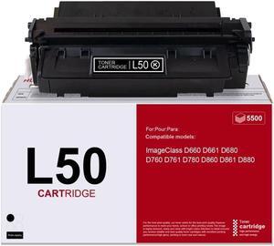 L-50 L50 Toner Cartridge L50 Black (6812A001) - Replacement   L50 Toner ImageClass D660 D661 D680 D760 D761 D780 D860 D861 D880 Printer, 1 Pack