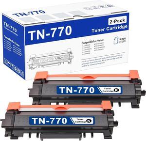 TN-770 TN770 Super High Yield Black Toner Cartridge Replacement for Brother TN770 Toner Cartridge HL-L2370DW HL-L2370DWXL MFC-L2750DW MFC-L2750DWXL 5,000 Page 2-Pack