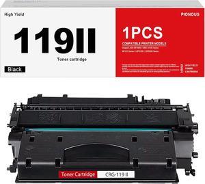 High Capacity 119 II Black Toner Cartridge (1-Pack) - PINOS Compatible CRG119 II Toner Replacement   119 II Toner imageCLASS LBP6650dn MF5960dn MF5950dw MF6180dw Printer, 3480B001