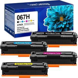 067H 067 MF656Cdw Toner Cartridge 4 Pack Set High Yield Compatible Replacement   067H 067   imageCLASS LBP633Cdw LBP632Cdw MF653Cdw MF654Cdw MF656Cdw Printer CRG-067H