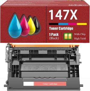 Replacement 147X Toner Cartridges High Yield Compatible   147X Toner Cartridge Work   Laserjet M634h M635z M636Z M610dn M611dn M611x M612dn M612x Printers,Black