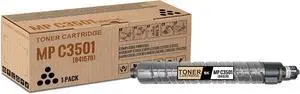 1 Pack MP C3501 Black Toner Cartridge | Replacement for Ricoh MP C3501 Work with Aficio MP C3501 C3001 C3300 C3330 C3333 Savin C9135 C9130 Lanier LD630C LD635C LD533C | 841578