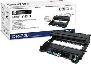 Ennovor 1-Pack DR720 High Yield Black Drum Unit, Replacement for Brother HL-5440D 5450DN 5470DW/DWT 6180DW/DWT DCP-8110DN 8150DN 8155DN 8510DN MFC-8710DW 8810DW 8910DW 8950DW/DWT Printer