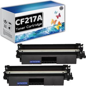 Replacement   CF217A Toner Cartridge Compatible for Laserjet Pro M102w 102a M130a 130nw 130fn 130fw Printer black 2 pack