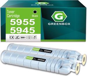 GREENBOX Compatible 006R01605 Black Toner Cartridge 50,000 Pages Replacement for Xerox 5955 5954 for WorkCentre 5945 5955 5945i 5955i AltaLink B8045 B8055 B8065 B8075 B8090 Printers ( 2-Pack )