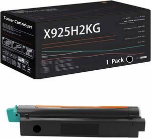 X925H2KG X925H2CG X925H2MG X925H2YG Toner Cartridges Compatible with Lexmark X925DE Printers, High Yield 9500 Pages (1 Pack Black)