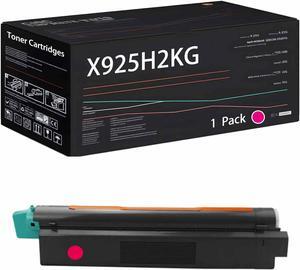 X925H2KG X925H2CG X925H2MG X925H2YG Toner Cartridges Compatible with Lexmark X925DE Printers, High Yield 9500 Pages (1 Pack Magenta)