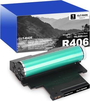 R406 CLT-R406 Imaging Unit Replacement for Samsung CLT-R406 CLT R406 for Xpress C410W C430W C460W C480W C483W CLP 360 362 363 364 365 367 368 CLX 3300 3302 3303 3304 3305 3307 Printers, 1 Pack