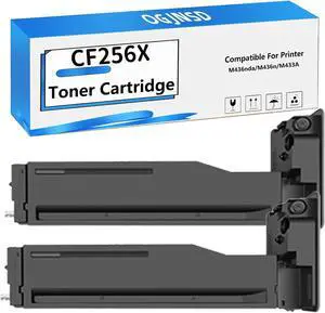 CF256X High Yield Toner Cartridges CF256X Toner Cartridge Replacement   M436nda M436n M433A Printer 2 Black