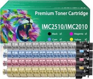 IMC2510 IMC2010 Toner Cartridge Compatible for Ricoh IMC2510 IMC2010 842554 842557 842556 842555 Toner Cartridges Work for Ricoh IM C2510 IM C2010 Printers