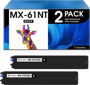 MasaiMara Compatible Toner Cartridges Replacement for Sharp MX-61NT MX61NT MX-61NT-BA for Sharp MX-2651 MX-3050V MX-3070N MX-3071 MX-3570V MX-4050V MX-4070N MX-4071 MX-5070V Printer (Black, 2-Pack)