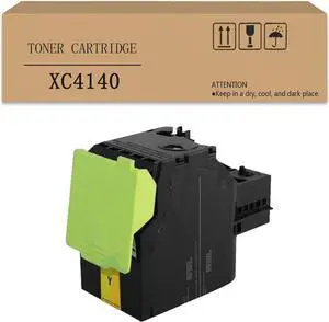 Toner Cartridge Replacement for Lexmark XC4140 XC4143 XC4150 XC4153 Printer Yellow