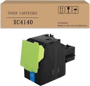 Toner Cartridge Replacement for Lexmark XC4140 XC4143 XC4150 XC4153 Printer Cyan