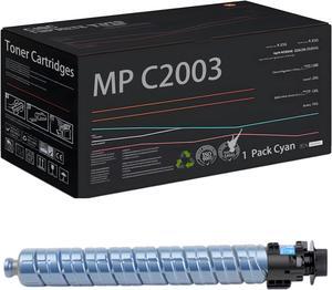 Toner Cartridges Compatible with Ricoh MP C2003 C2004 C2004ex C2503 C2504 C2504ex Printer, Toner Supply High Yield 16000 Pages (1 Pack Cyan)