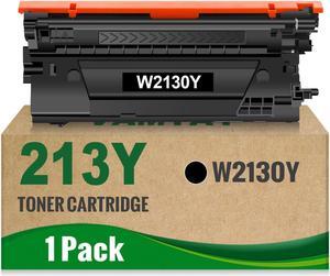 Remanufactured 213Y 213A 213X Extra High Capacity Toner Cartridge Replacement for W2130Y   5700 6700 6701 MFP 5800 MFP 6800 MFP 6801 Printer (1 Black)