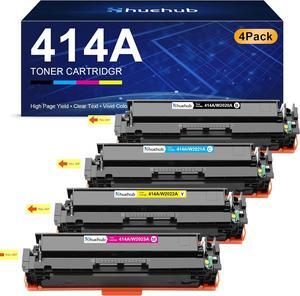 414A 414X Toner Cartridge (with Chip) Replactment   414A 414X W2020A W2021A W2022A W2023A Toner for Color Pro MFP M479fdw M479fdn M479dw M454dw M454dn M479 M454 M455dn M480f Printer, 4 Pack