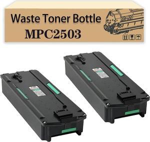 MPC2503 D2426400 D1496400 Waste Toner Bottle Replacement for Ricoh MP C2003 C2503 C3003 C3503 C4503 C5503 C6003 C2011 C2004 C2504 C3004 C3504 C4504 C6004 Printers Black*2