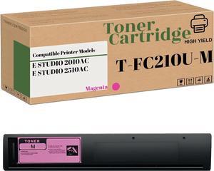 T-FC210U High Yield 38000 Pages Compatible Toner Cartridge Replacement for Toshiba T-FC210U-K T-FC210U-C T-FC210U-M T-FC210U-Y for E-Studio 2510AC 2010AC Printer (1-Pack Magenta)