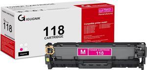 1 Pack of 118 2660B001 Magenta Toner Cartridge High Yield 3,500 Pages with Chip CRG-118 Compatible Remanufactured   ImageClass MF8380Cdw MF722Cw MF727CDW MF722Cw LBP7200C LBP7600C Printer