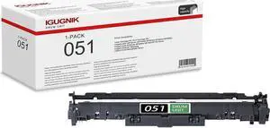 1 Pack 051 Black Drum Unit Replacement   051 Work with Drum Cartridge 051 Toner Cartridge 051 ImageCLASS LBP161dw LBP162dw MF266dw MF267dw MF269dw MF160/LBP160 i-Series LBP1692dwkg | 051