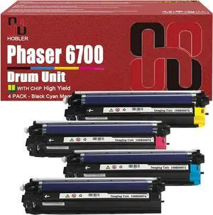 Ennovor Phaser 6700 Drum Units Compatible for Xerox 108R00974 108R00971 108R00972 108R00973 Imaging Drum Unit Work for Xerox Phaser 6700 6700N 6700DN 6700DT 6700DX Printers