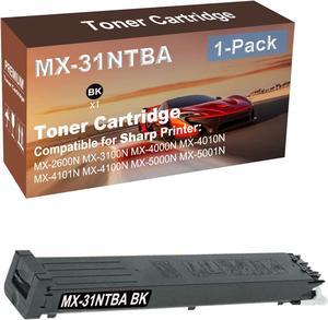1-Pack (Black) Compatible MX-4010N, MX-4101N Printer Toner Cartridge High Capacity Replacement for Sharp MX-31NT (MX-31NTBA) Toner Cartridge